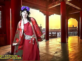Comely Japanese Princess Speaks persuasive Mandarin Japanese as she showcases you be passed on Kingly Mansion